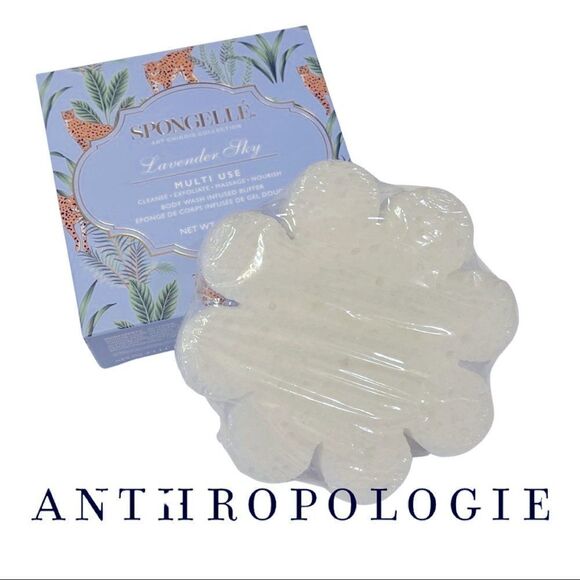 Spongelle Art Chinois Collection Body Buffer • Lavender Sky • New in Box - Picture 2 of 10